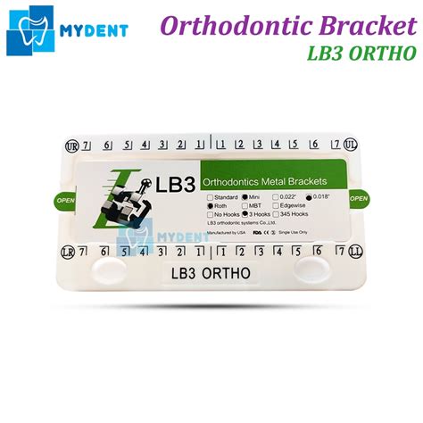 Jual Dental Bracket Gigi Metal Mini Roth Lb Ortho Behel