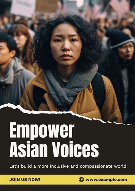 Empower Asian Voices Poster Template Premium Editable Template Rawpixel