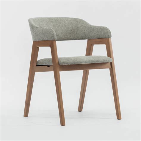 Outlet! Стул Челси ткань серый элефант массив бука (натуральный) купить ...