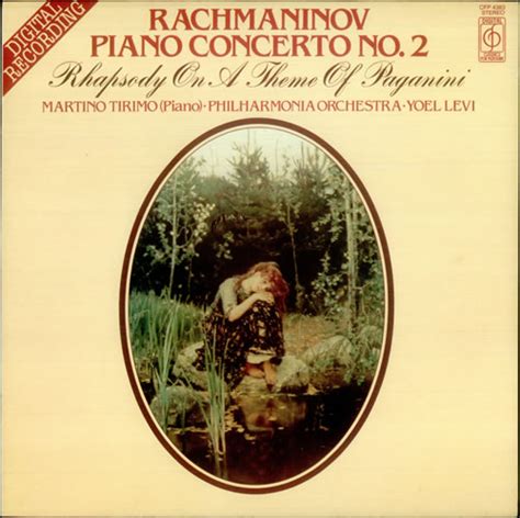 Martino Tirimo Rachmaninov Piano Concerto No Rhapsody On A Theme