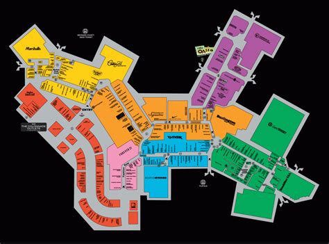 Mall Map For Florida Keys Outlet Center - A Shopping Center In ...