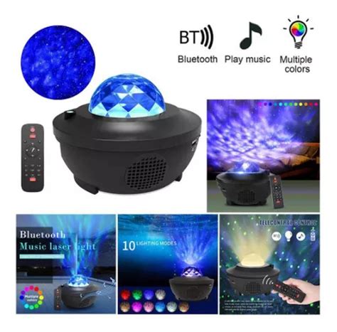 L Mpara De Proyector Musical Bluetooth Rgb Con Control Mercadolibre