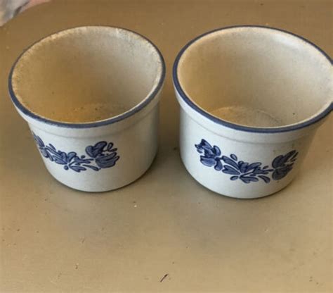 Pfaltzgraff Yorktowne Ramekins Crocks Custard Dessert Cups Usa