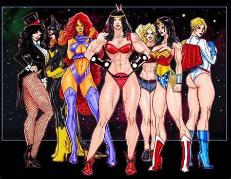 Girl Power SuperPoser Justice League 18 Porn Comics