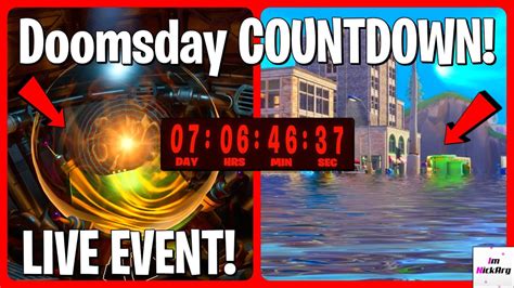 Doomsday Event COUNTDOWN RIGHT NOW Season 2 Live Event Fortnite