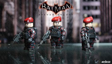 Arkham Knight Militia Lego Knights Custom Lego Mini Figures