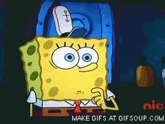 Spongebob Funny Faces Gif