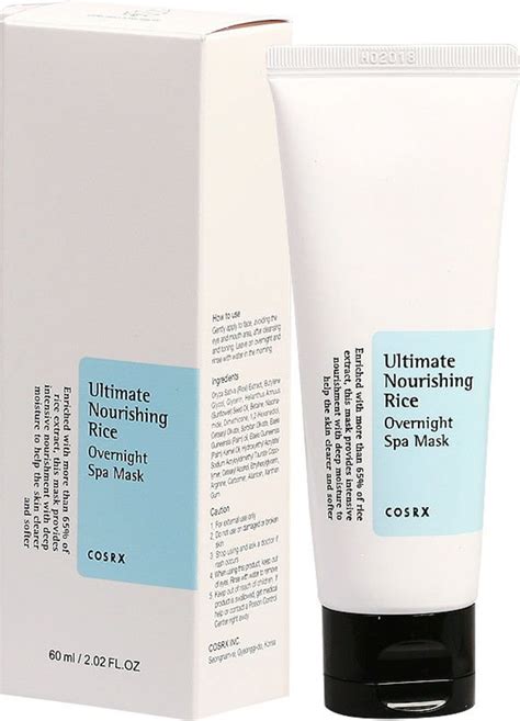 Cosrx Ultimate Nourishing Rice Overnight Spa Mask, 60 g - Cosmeterie Italia