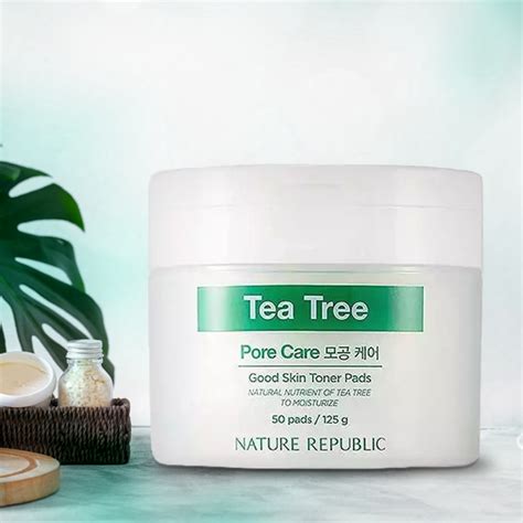 Face Toner Nature Republic Tea Tree Toner Pads Ag Treasure