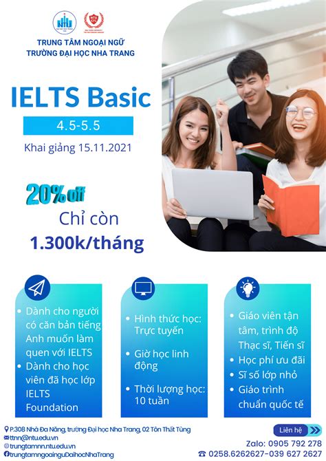 Trung T M Ngo I Ng Tr Ng I H C Nha Trang Khai Gi Ng C C Kh A Ielts