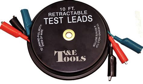 Retractable Test Leads 10ft Tande Tools 3346 9322159933468 Ebay