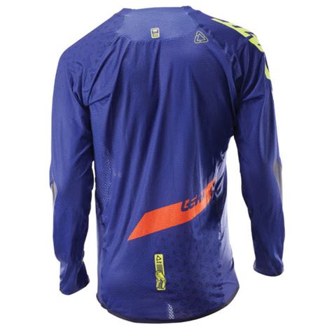 Jersey GPX 5 5 Ultraweld Blau Lime Maglie Da Motocross