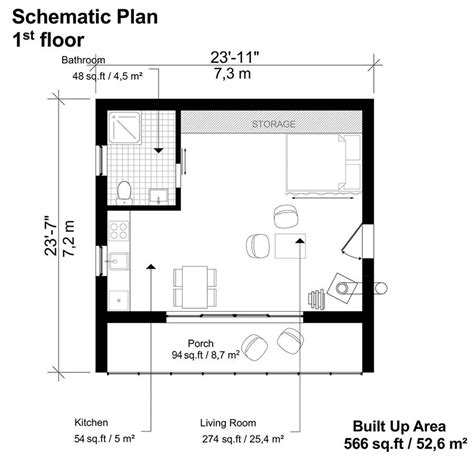 Small House Plans Flat Roof