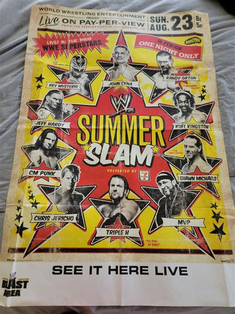 2009 SummerSlam Poster : r/SquaredCircle