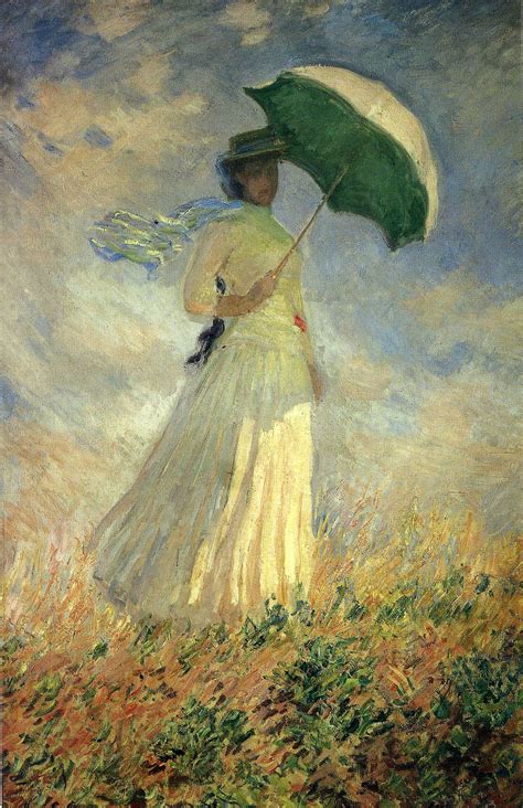 Woman with a Parasol, Facing Right (also known as Study of a Figure ...