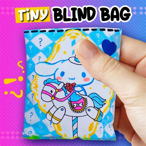 tiny opening mystery cinnamoroll blind bag paper sanrio
