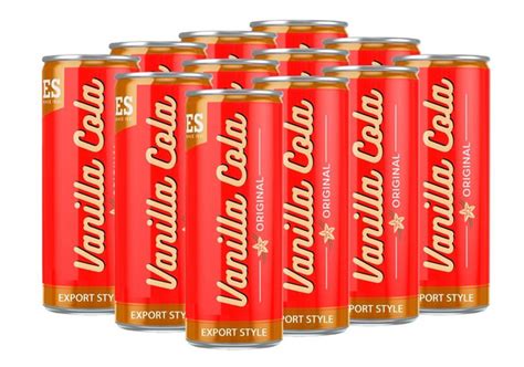 Газированный напиток EXPORT STYLE Vanilla Cola (Экспорт Стайл) 0,33л х ...