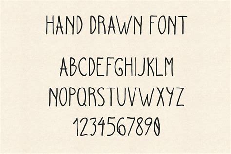 Hand Drawn Font | Hand drawn fonts, How to draw hands, Website fonts