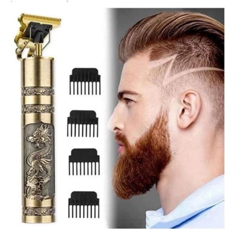 Máquina de cortar cabelo para barba masculina designer aleatório