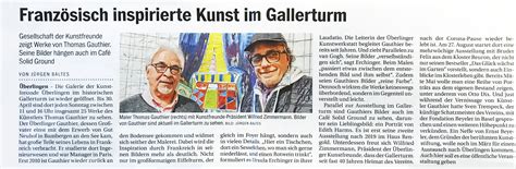 Presse Gesellschaft Der Kunstfreunde Berlingen