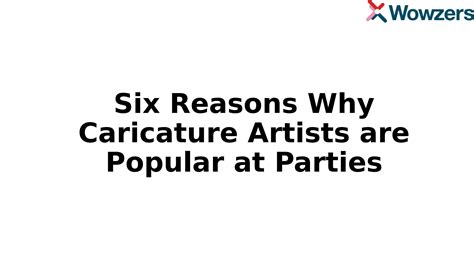 Six Reasons Why Caricature Artists Are Popular At Parties By