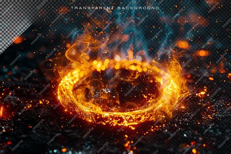 Premium PSD | Fire flame sparks background