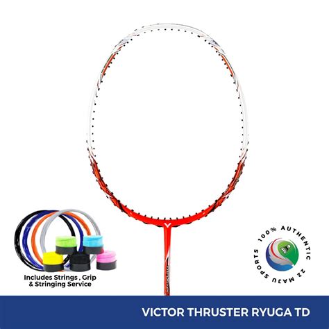 Victor Thruster K Ryuga Td Foc String Grip Tk Ryuga Td Badminton