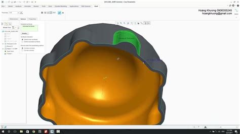 21 Thiết Kế Phần Tử Shell Trong Creo Parametric Youtube