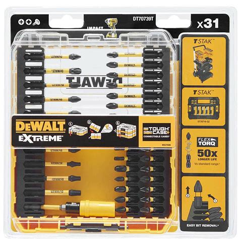 Dewalt FlexTorq Impact Screwdriver Bit Set In 31 Piece BuysBest