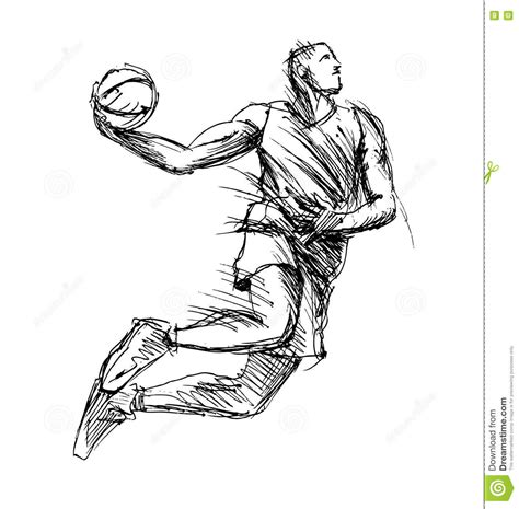 Playing Basketball Drawing At Explore Collection Of Playing Basketball Drawing