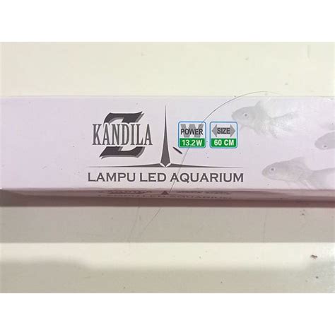 Jual Lampu Aquarium Kandila Type Z Led 2 Baris Putih Biru Shopee