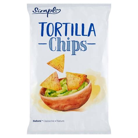 Simpl Tortilla Chipsy kukurydziane 300 g Zakupy online z dostawą do