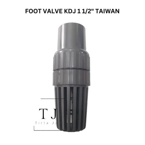 Jual Foot Valve 1 1 2 PVC KDJ Taiwan Foot Klep Saringan Tusen 1 5 Inch