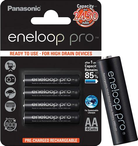 Panasonic Eneloop Pro Mignon Aa 2500 Mah 1 2 Volt