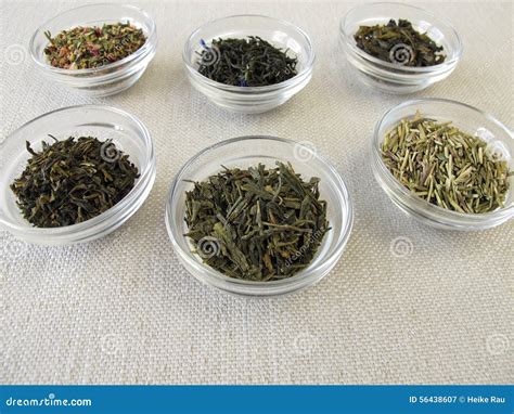 Green tea varieties stock image. Image of royal, loose - 56438607