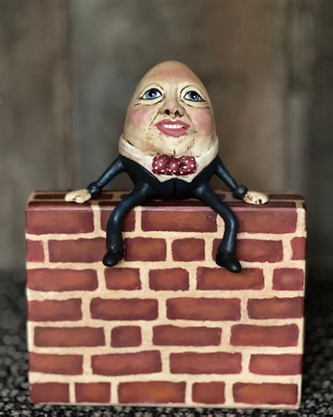 Humpty Dumpty Sat On A Wall Etsy