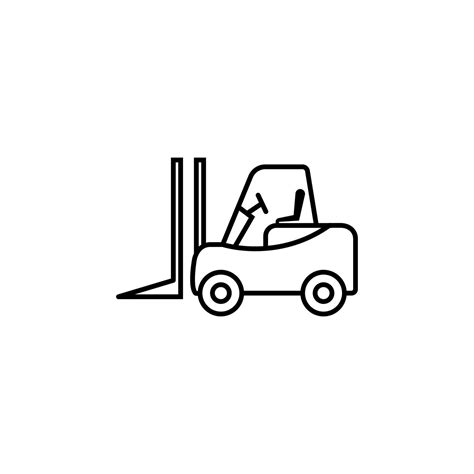 Forklift Vector Icon Illustration 23037575 Vector Art At Vecteezy