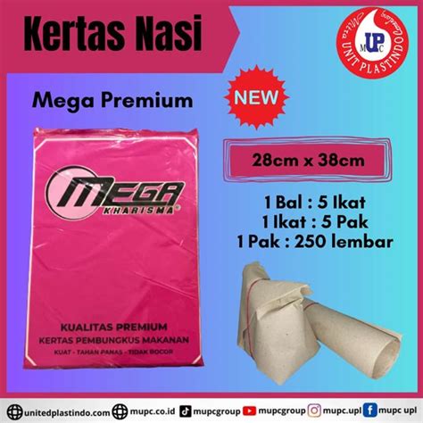 Jual Kertas Nasi Mega Premium Laminasi Oleh PT Mitra Unit Plastindo