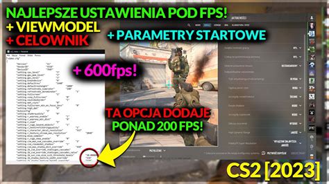 NAJLEPSZE USTAWIENIA Do CS2 Pod FPS DODAJE NAWET 300 FPS MOJE