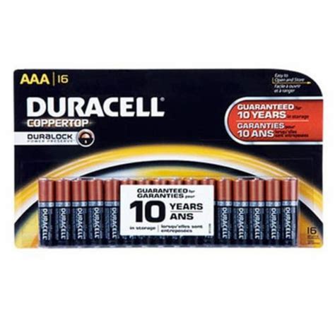 Duracell Coppertop Aaa Alkaline Batteries 16 Ct Pack Of 48 48 Pack Kroger