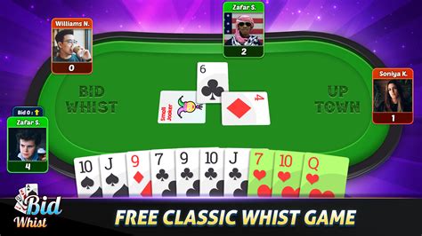 Bid Whist Free – Classic Whist 2 Player Card Game