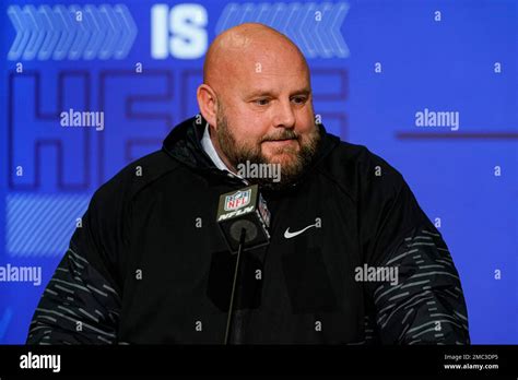 New York Giants Head Coach Brian Daboll Speaks During A Press