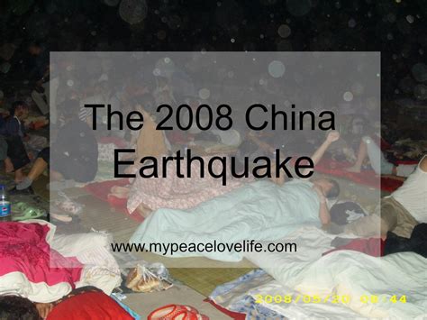 The 2008 China Earthquake - Life and Travel with Jessica