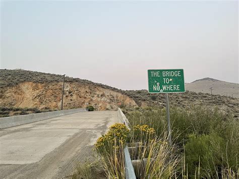 The bridge to nowhere. Mountain City, Nevada : r/Nevada