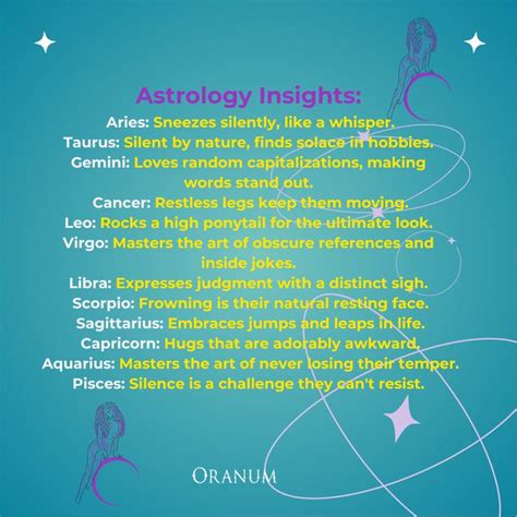 Unlock The Secrets Of The Stars With Oranums Astrology Insights 🌟