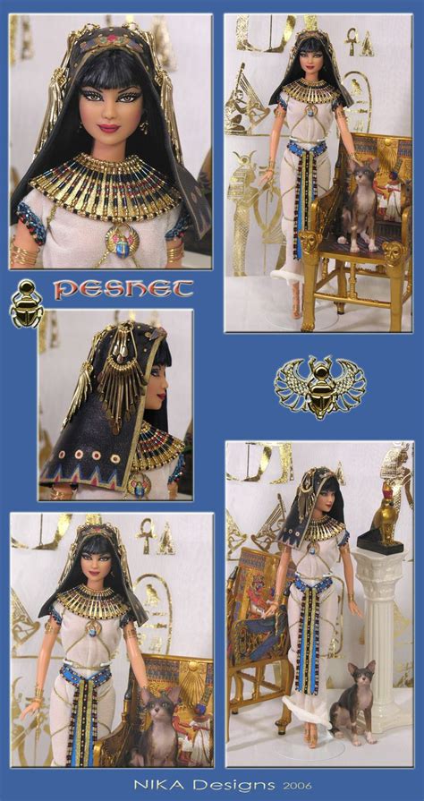 peshet an egyptian barbie repaint | Barbie clothes, Fashion dolls ...
