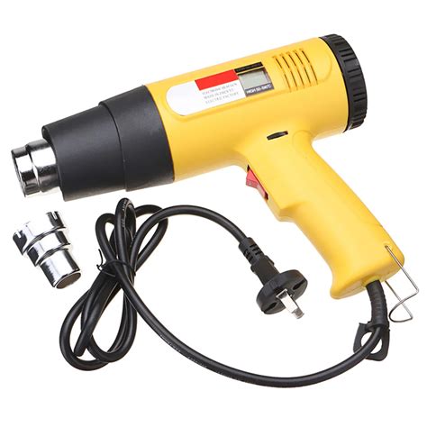 Jiguoor W Ac V Lcd Digital Hot Air Heat Gun Temperature