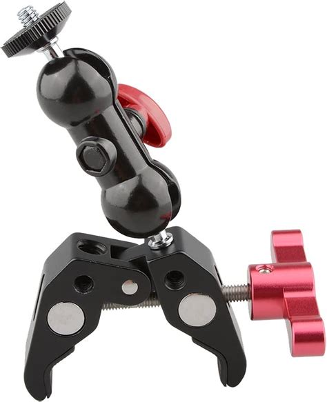 Amazon Camvate Crab Clamp With Screw Ball Head Mount Red T