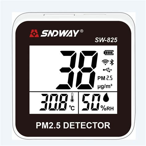 Snd Organise D Tecteur De Gaz Laser Pm Moniteur Num Rique De Qualit