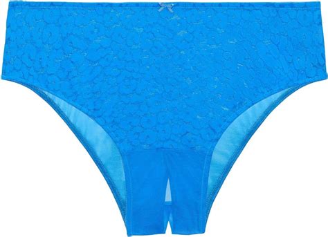 Amazon Savage X Fenty Women S Leopard Lace Crotchless Cheeky Bikini Clothing Shoes